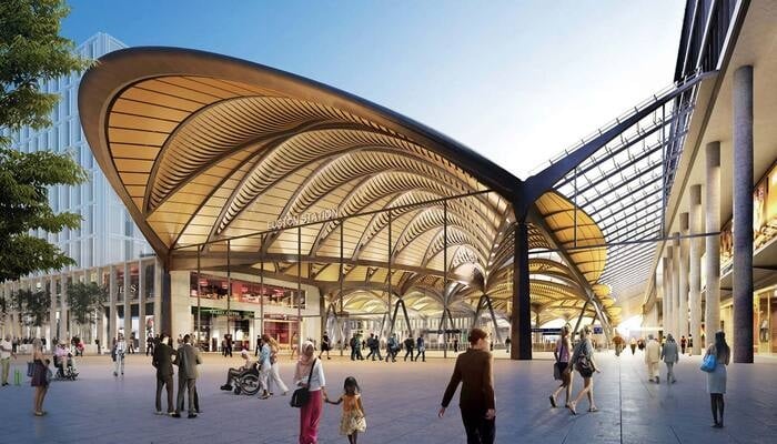 A pavilion built using Computational Design