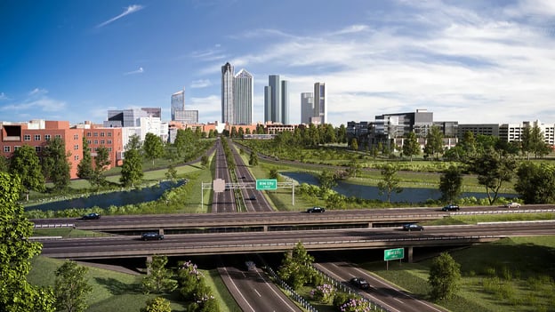 Using BIM to conceptualise an infrastructure project